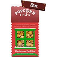 3 cobertizos de palomitas de maíz gourmet de Papá Noel- 3 x 80 g- regalo de palomitas de maíz